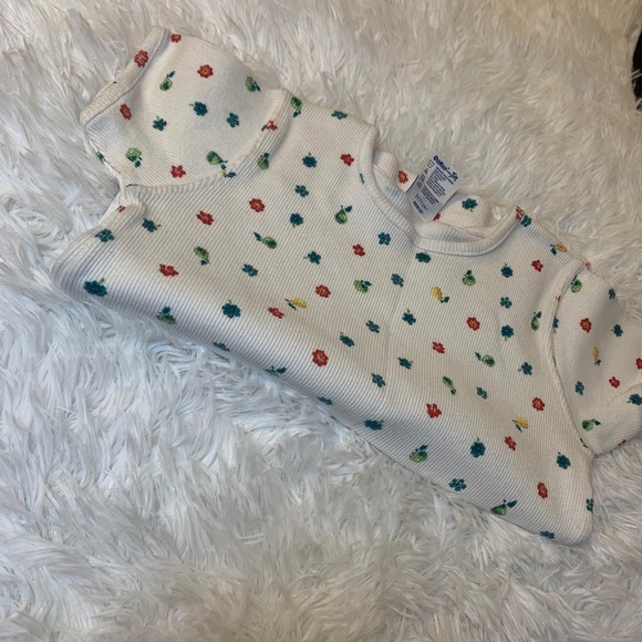 Shirt with multicolored flowers circa 1990s - Picture 3 of 7